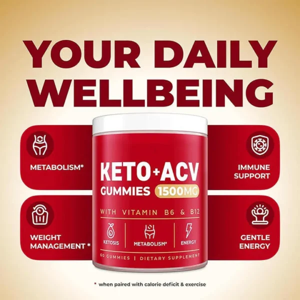 Apple Cider Vinegar KETO ACV Gummies - Image 2